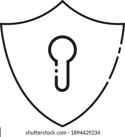 lock, unlock security icon for website, eps vector format.