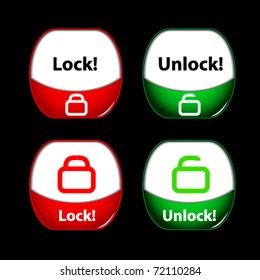 lock and unlock shiny icons/buttons