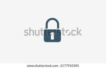 Lock Unlock vector logo design template
