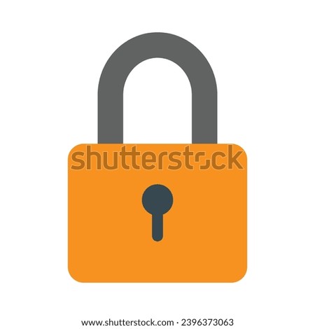 Lock Vector Flat Icon For Personal And Commercial Use.

