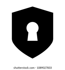 lock vector glyphs icon