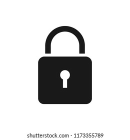 lock vector icon 10 eps