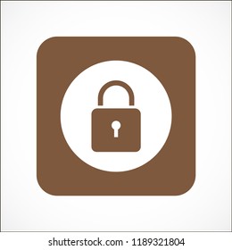 lock vector icon 10 eps