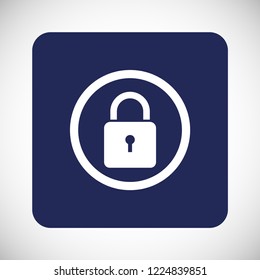 lock vector icon 10 eps