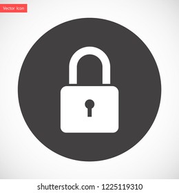 lock vector icon 10 eps