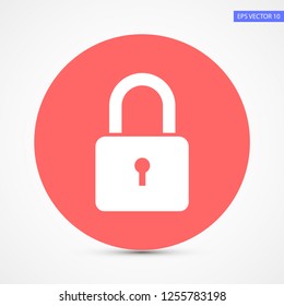 lock vector icon 10 eps