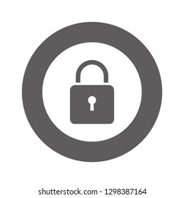 lock vector icon 10 eps