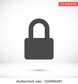 lock vector icon 10 eps