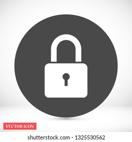 lock vector icon 10 eps