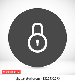 lock vector icon 10 eps