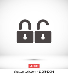 lock vector icon 10 eps