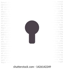 lock vector icon 10 eps , Lorem ipsum Flat design