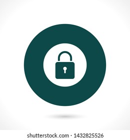 lock vector icon 10 eps , Lorem ipsum Flat design