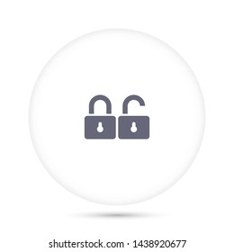 lock vector icon 10 eps , Lorem ipsum Flat design