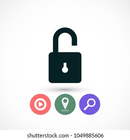 Lock vector icon