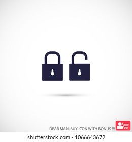 Lock vector icon