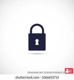 Lock vector icon