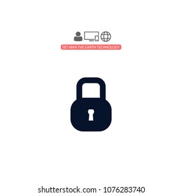 Lock vector icon