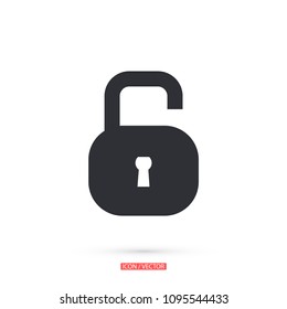 Lock vector icon