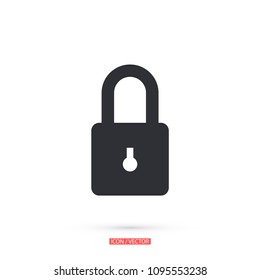 Lock vector icon