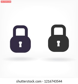 Lock vector icon