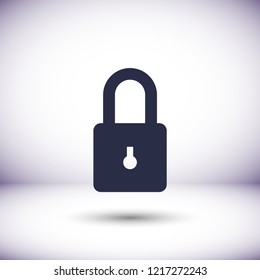 Lock vector icon
