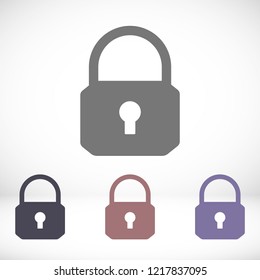 Lock Vector icon