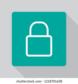Lock Vector icon