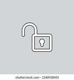 lock vector icon 