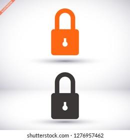 Lock vector icon