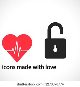 Lock vector icon