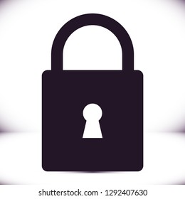 Lock vector icon