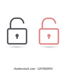 Lock Vector icon
