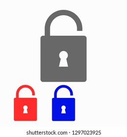 Lock vector icon
