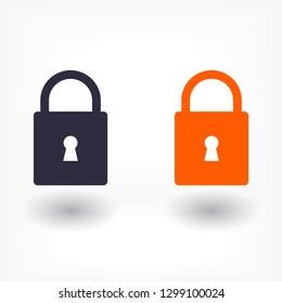 Lock vector icon