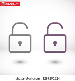 Lock Vector icon