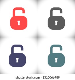 Lock vector icon