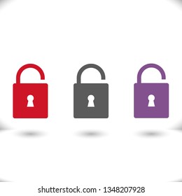 Lock vector icon