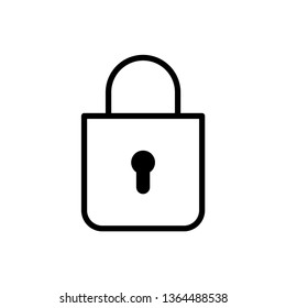 Lock vector icon
