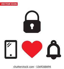 Lock Vector icon