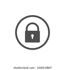 Lock vector icon - Vector
