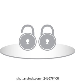 Lock vector icon