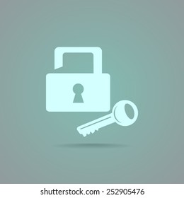 Lock vector icon