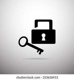 Lock vector icon