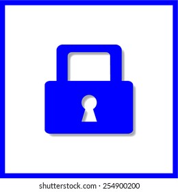 Lock vector icon