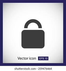 Lock vector icon