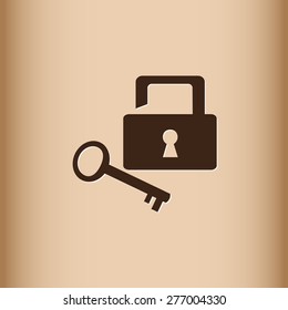 Lock vector icon