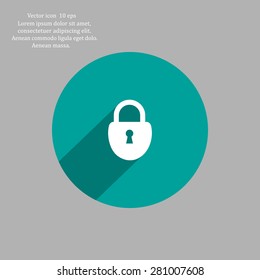 Lock vector icon