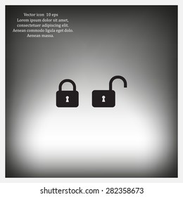 Lock vector icon