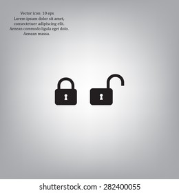 Lock vector icon